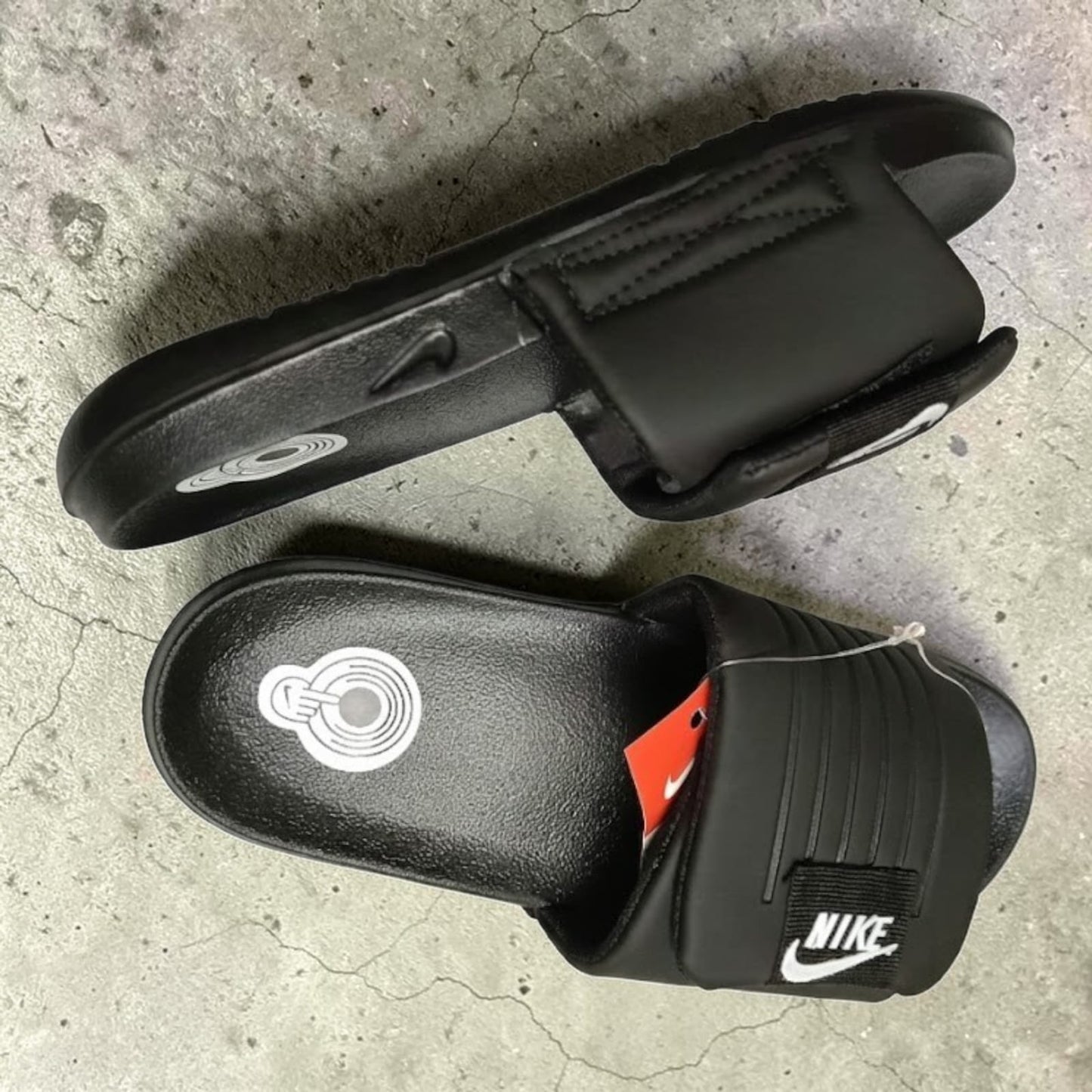 Nike Black Sliders