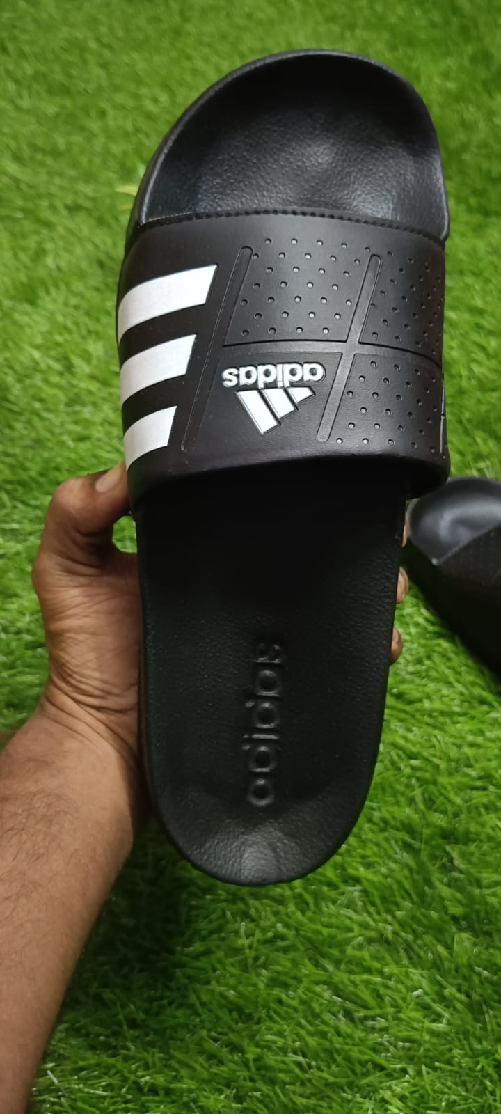 Addidas Black Premium Sliders