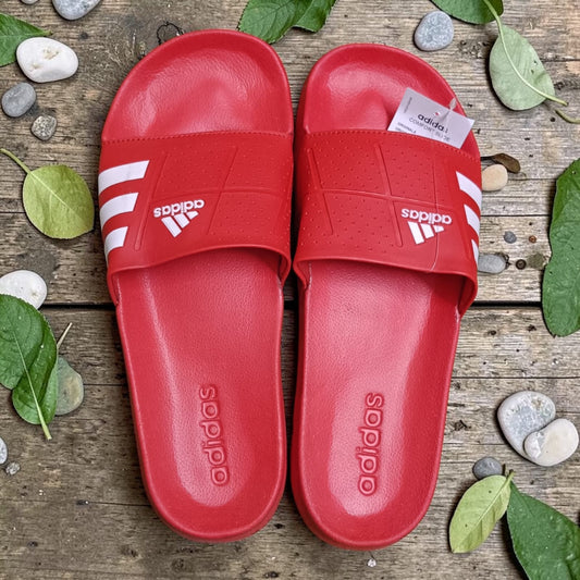 Addidas Premium Red Sliders