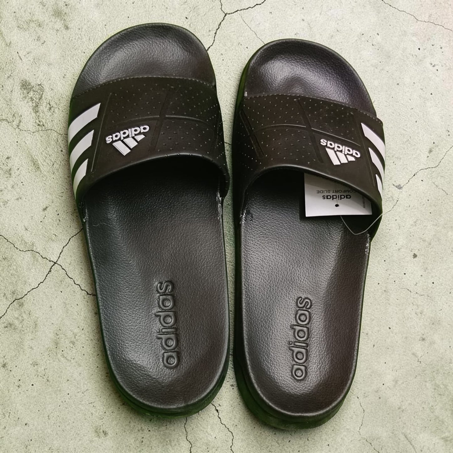 Addidas Black Premium Sliders