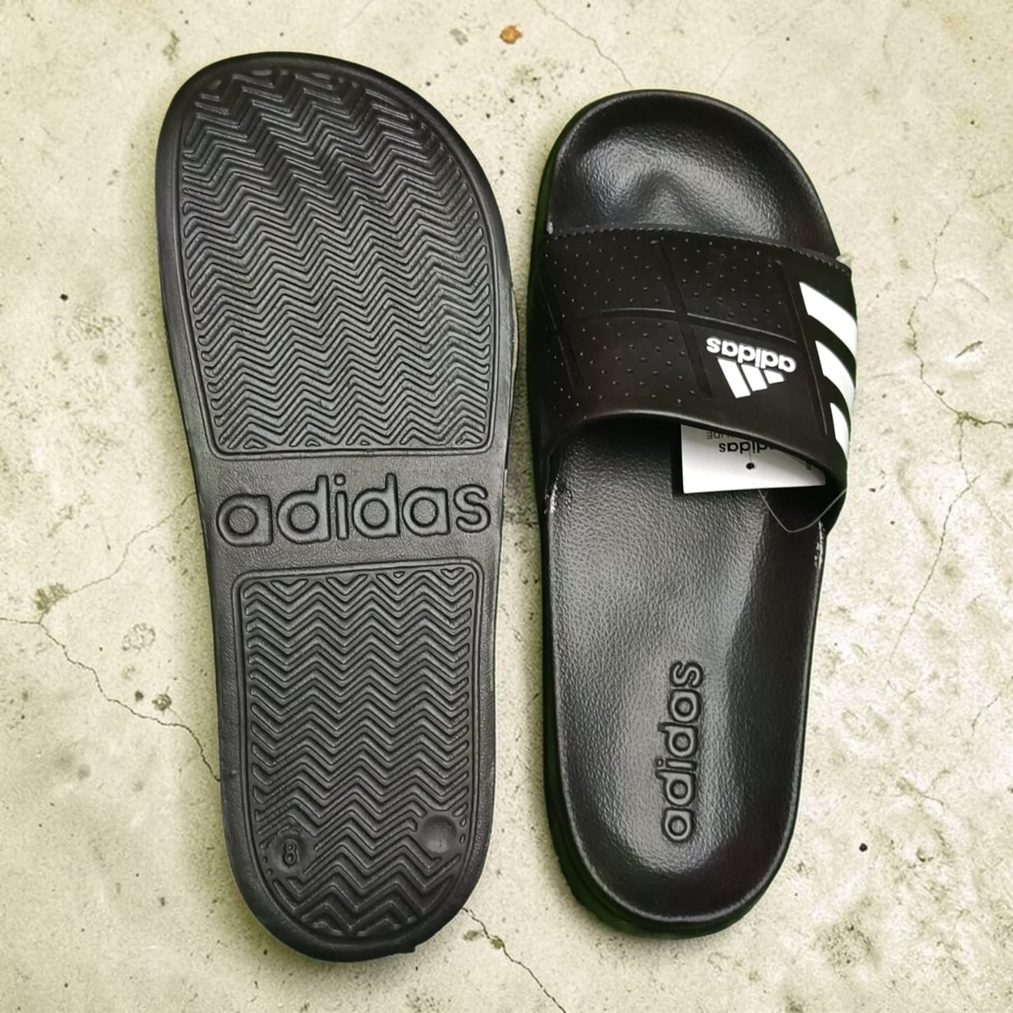 Addidas Black Premium Sliders